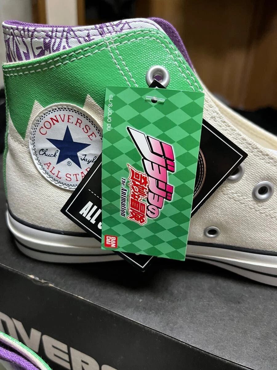 JoJo x Converse ALL STAR 100 W HI 1CK799 Kishibe Rohan US 8.5