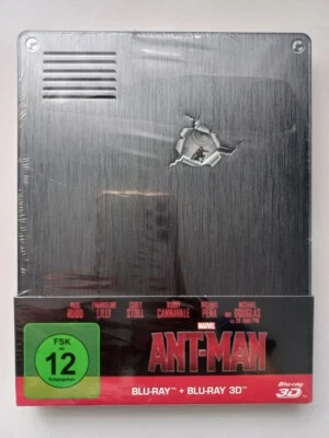 ANT-MAN Blu Ray 3D 2D  Steelbook 2xDisc Edition DEU ENG FR TR NEU SEALED - Bild 1 von 4
