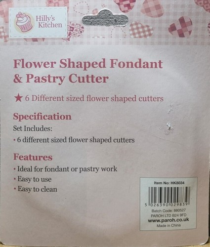 Hilly's Kitchen Baking Fondant Plungers, Cutters, Smoothing Tool, Finishing Kit - Picture 22 of 33