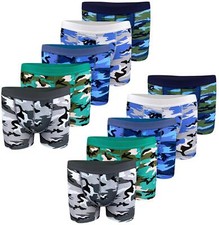 10 boys boxer shorts camouflage cotton boxer shorts underwear underpants