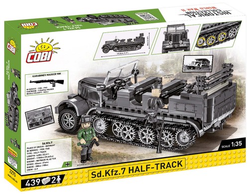 SD.KFZ.7 Half Track - COBI 2275 - 439 Bricks - Picture 2 of 11