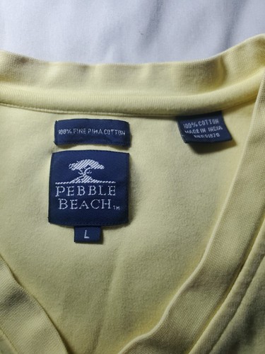 Mens Pebble Beach Sweater Vest L - Picture 2 of 9