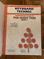 The MUSIC TREE Keyboard Technic Part 3 intermediate piano 48 pp 00380