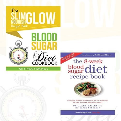 Cook Vitality Unisex Blood Sugar Diet Slim Glow Nourish Recipe Book & 8-Week Blood Sugar Diet 2 Books Collection Set By Michael Mosley - Non Fiction - Paperback - Image 3