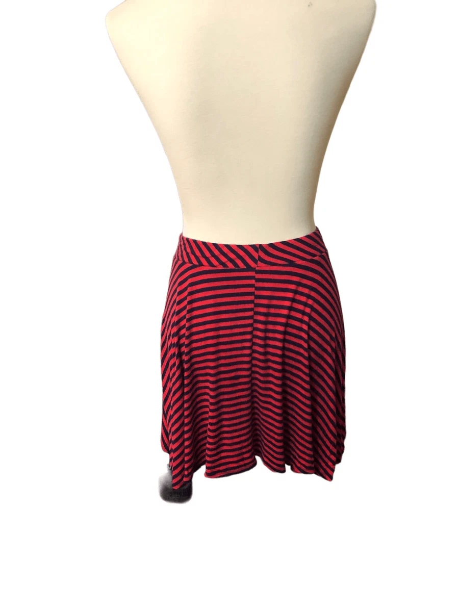 Black jersey knit skirt cheap