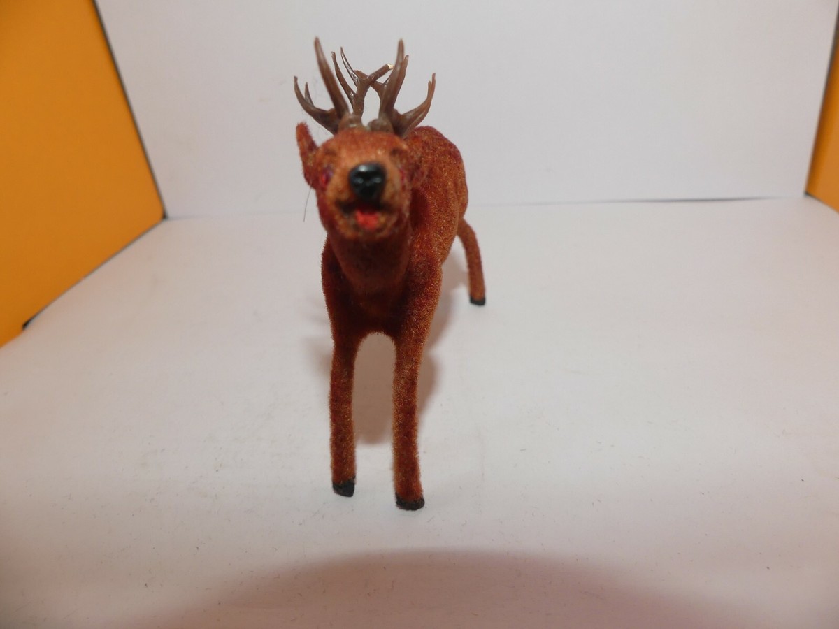MAX CARL - TRÈS RARE BICHE PELUCHE A GRELOT DES ANNEES 50