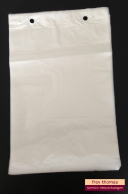 Flachbeutel Abreißbeutel Hackfleischbeutel transparent geblockt HDPE