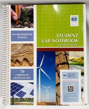 New, HM ENVIRONMENTAL SCIENCE STUDENT LAB NOTEBOOK: 70 Carbonless Duplicate Sets