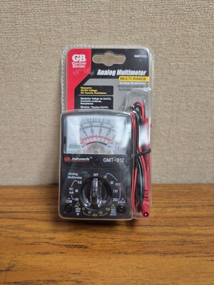 NEW GB GMT-318 Analog Multimeter, 6 Function, 14 Range, AC / DC Volt ...