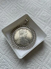 maria theresia taler anhänger silber