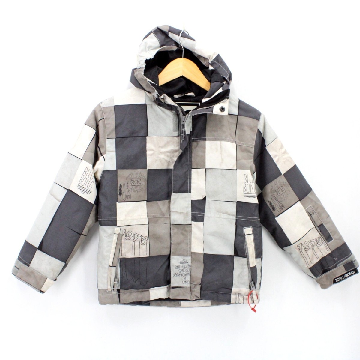 Billabong Snowboard Ski 8K Waterproof Jacket Boys Kid Full Zip 8K