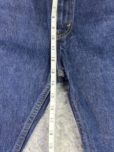 Levi's 505 Herren 42 x 32 Regular Fit Straight Dark Wash Denim Jeans 5 Pocket - Bild 5 von 9