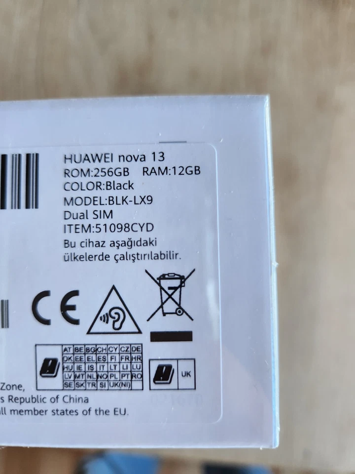 HUAWEI nova 13 12GB/256GB Black Dual SIM (ohne Simlock) - NEU & in Folie - Bild 4 von 4