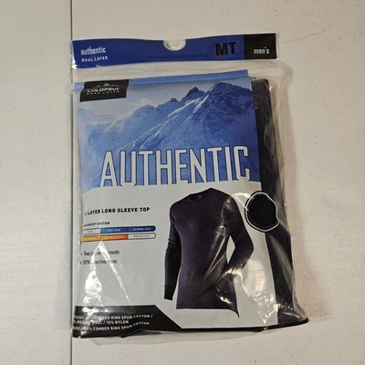 Men's Medium Tall MT Coldpruf Base Layer Top Long Sleeved Authentic Brand New