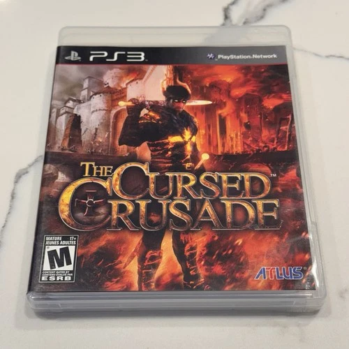 The Cursed Crusade (PS3, 2011 ATLUS) VGC Complete CIB Manual FREE SHIPPING