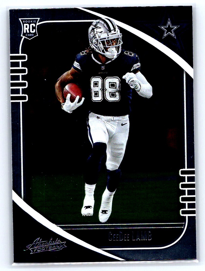 2020 Panini Absolute CeeDee Lamb #115 Blue Rookie Dallas Cowboys b24a b24a bx7E