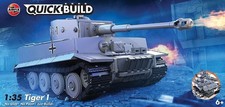 Quick Build Tiger I Tank (Snap) Model Kit
