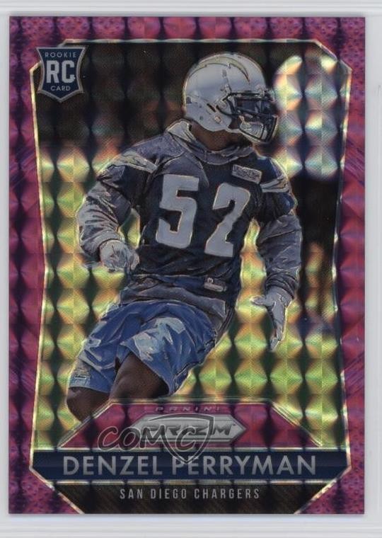 Denzel Perryman Panini Prizm #226 Violet Mosaic
