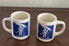 Vintage  Morton Salt Advertising Mugs Set of ...