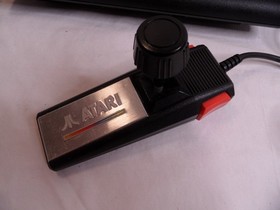 Atari 7800 Console Pro-System Composite AV and Power Mod w/ Controller  Tested