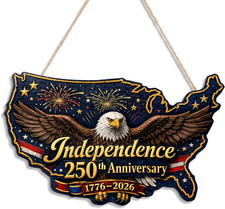 250 Anniversary USA Patriotic Wreaths for Front Door, 4Th of July Decorations Ou