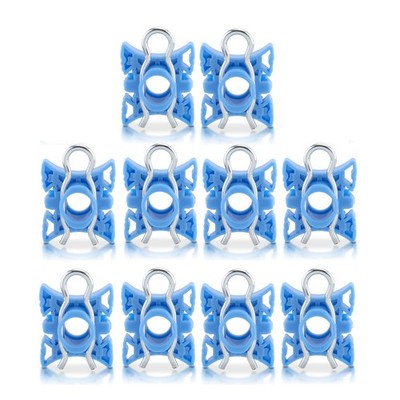 Set of 10 Front Window Regulator Roller Sliding Block Pivot for Volvo 3509416