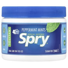Spry , Peppermint Mints, 240 Pieces, 144 g
