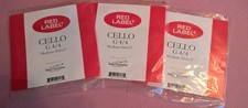 Supersensitive Red Label Cello strings: lot of 3 G strings, original packaging