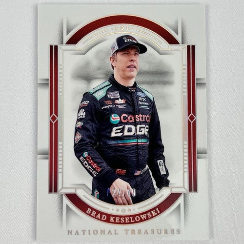 2024 Panini National Treasures Racing Brad Keselowski #9 Base Card /49
