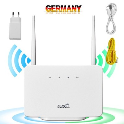 4G LTE WLAN Router 300Mbit/s WiFi CPE106-E Router SIM Kartensteckplatz Modem DHL