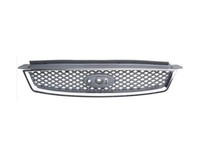 Gitter Grill Vorne FÜR Ford Focus 2004-2007 Silber M/Verchromtem Rahmen