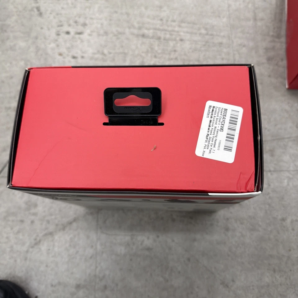 Auriculares para juegos HyperX Cloud II con cable PC PS5 PS4 Xbox Series X rojos NUEVO Foto 4 de 4