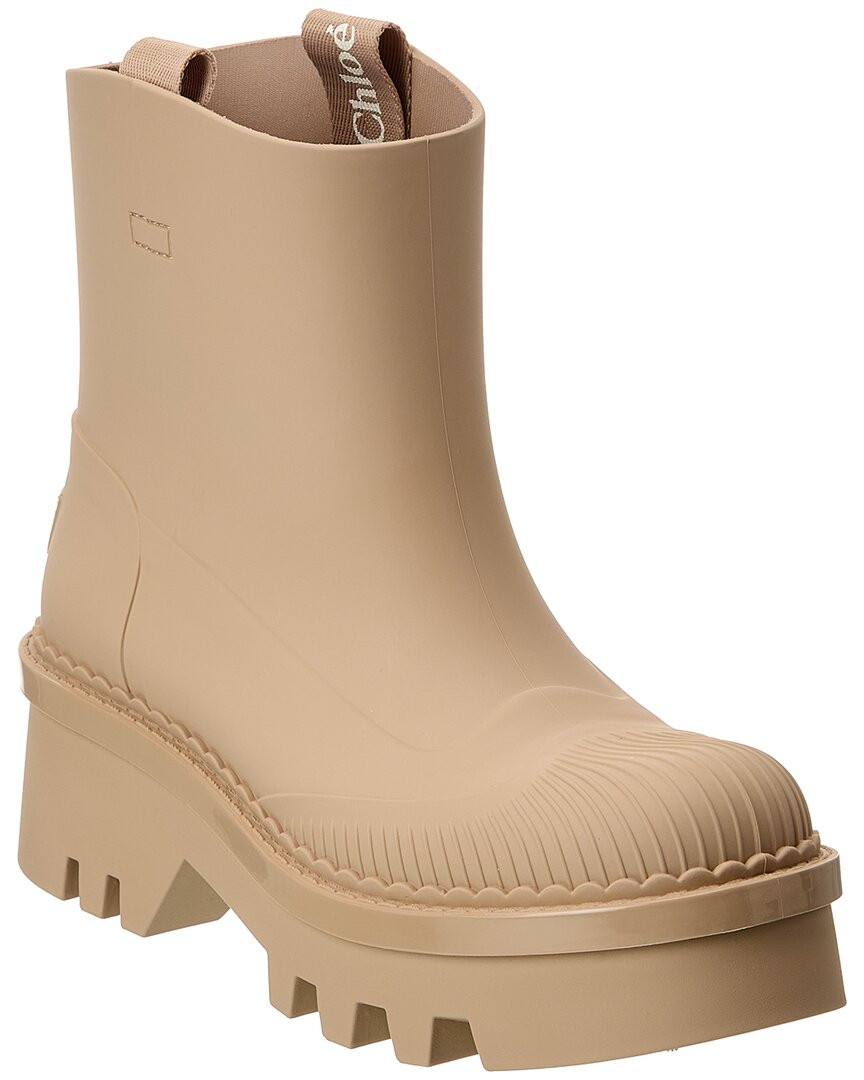 Резиновые сапоги Chloé Raina женские бежевые 38