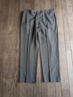 Men's Haggar Brown Pleated Front Straight Leg Dress Pants Size 42x32 — photo 1