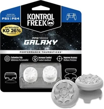 KontrolFreek PS5 PS4 FPSFreek Galaxy White PS4 PS5 Thumbsticks - Shipped from US
