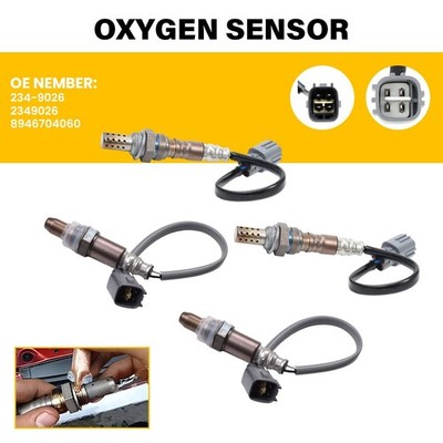 4X Oxygen Sensor Up+Downstream For Sequoia 4.6L V8 2010 2011 2012 8946504350 EXC