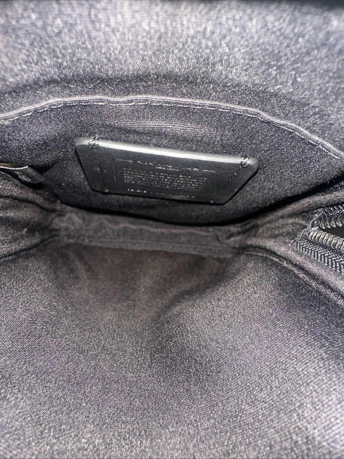 BORSA A MANO COACH ADEN CROSSBODY CS044 PELLE NERA CIOTTOLI BORSA TELEFONO