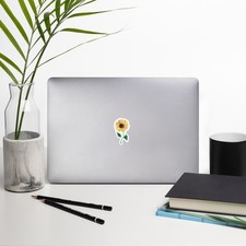 Cozy Sunflower Sticker