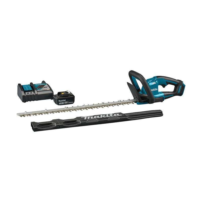 Taille-haie Makita DUH606RF à batterie 18V pour une coupe nette de 600mm sans effort