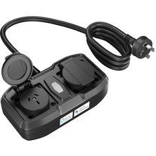 Outdoor Smart Plug Wifi Outlets, IP54 Waterproof Indoor Smart Outlets, Compatibl
