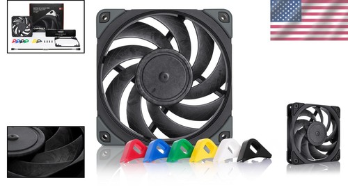 Next-Gen 120mm PWM Fan with 22.6 dB Noise - Perfect for Cases & CPU Coolers - Afbeelding 2 van 11
