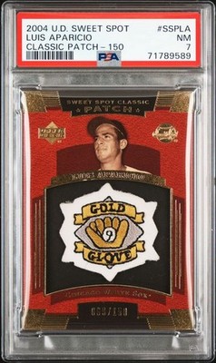 2004 UD Sweet Spot Classic Luis Aparicio PATCH /150 - PSA 7 - ONLY 1 EVER GRADED