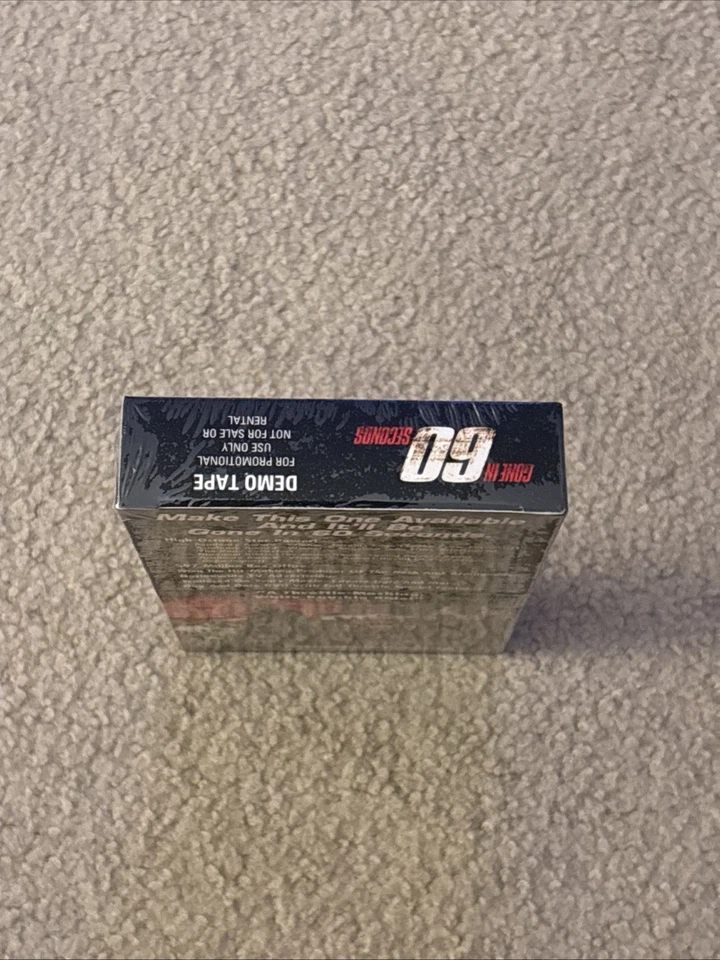 Gone In 60 Seconds Vhs Screener Demo Promo Nicolas Cage Angelina Jolie - Image 4 of 4