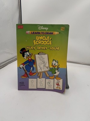 UNCLE SCROOGE & HUEY, DEWEY & LOUIE (DISNEY LEARN TO DRAW