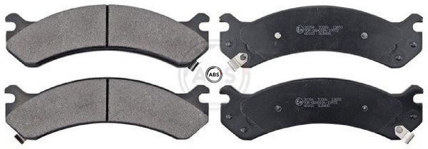 A.B.S. 38784 Bremsbelagsatz FüR Scheibenbremse Bremsbelagsatz-image