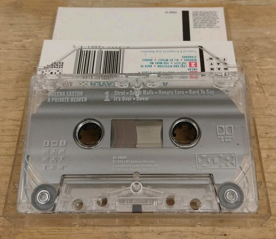 Sheena Easton - A Private Heaven (Cassette, 1984, EMI Records - 4XT 17132) - Imagem 4 de 4