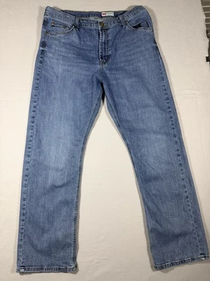 Wrangler Relaxed Boot Men’s Jeans Size 38x32 Medium Wash Bootcut Denim - Image 1 of 4