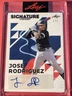 2023 Leaf Signature Series - Jose Rodriguez #BA-JR1 Blue 1 /1 (AU, RC)