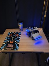 NUEVO Cubo Palomitas DeLorean 40 Aniversario Regreso al Futuro con Taza y Póster