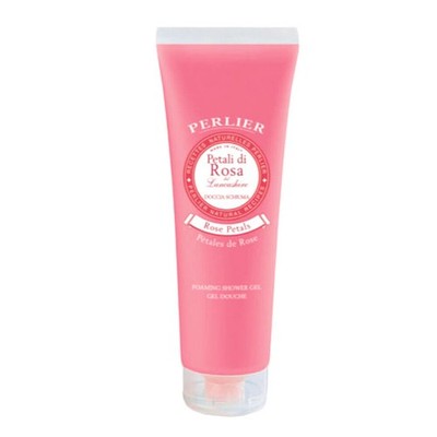 Perlier Duschgel für den Körper duftende Rosenblätter 250ml Tube